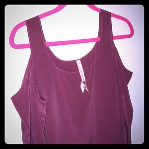 Bailey 44 Cold Shoulder Silk Blouse Sz L